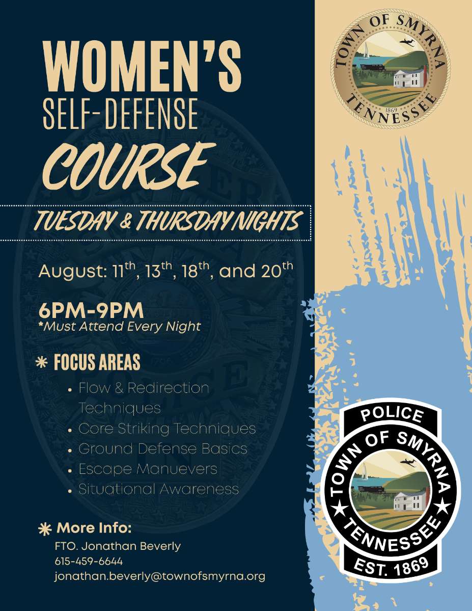 Self Defense Class 2026 Flyer